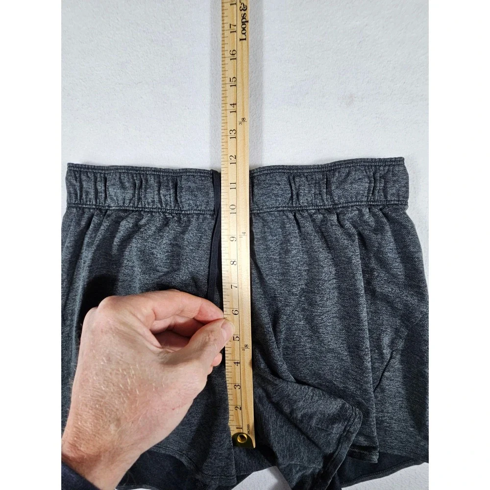 Nike Dri-FIT Womens Running Shorts Gray Heather Athletic Gym 890470-010 Size‎ M